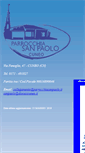 Mobile Screenshot of parrocchiasanpaolo.it